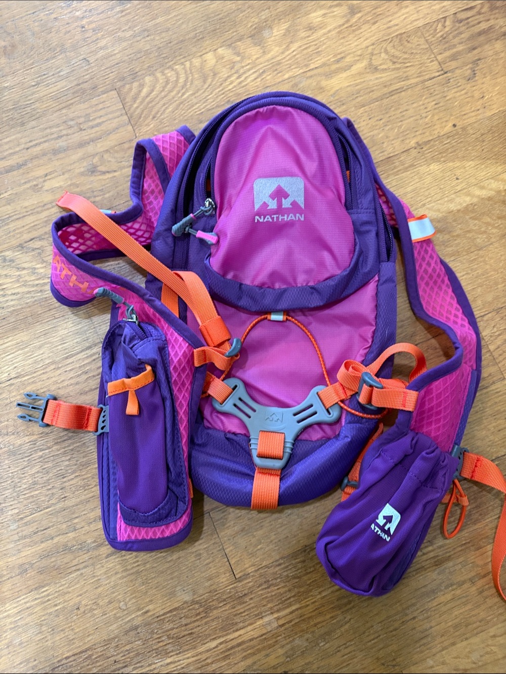 Nathan water Vest Pack - Pink, Purple & Orange Accents